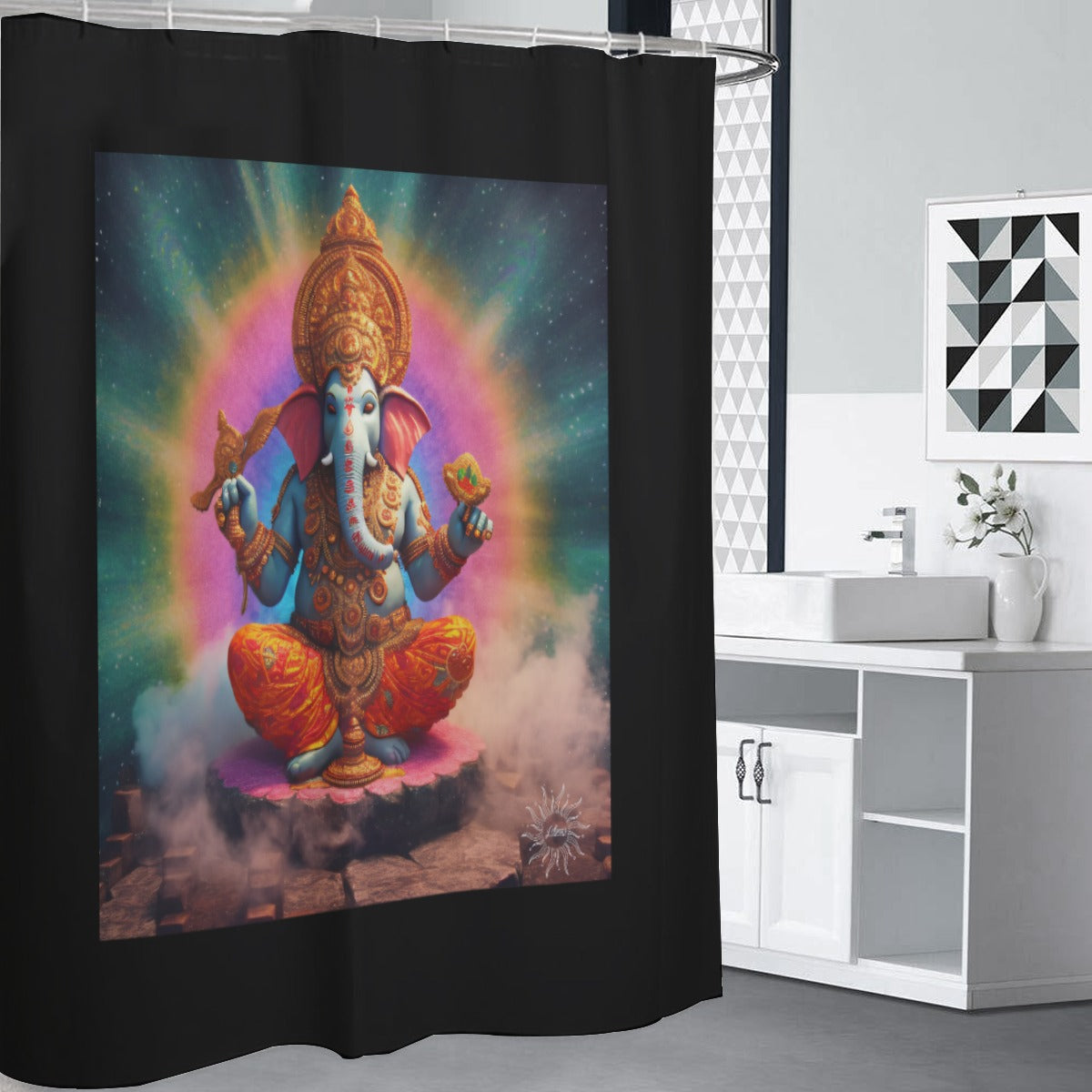 Ganesh: Shower Curtains 150(gsm)