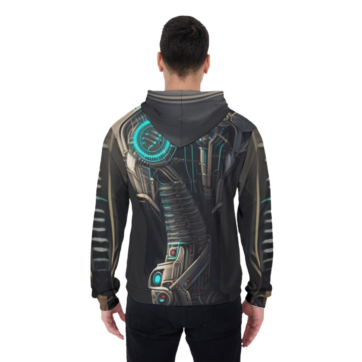 Cyborg 3: Men's Thicken Pullover Hoodie