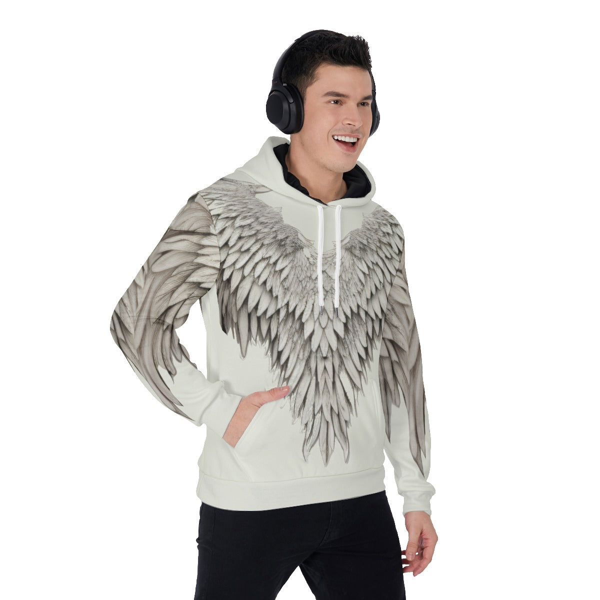 Angel Wing Thicken Pullover Hoodie