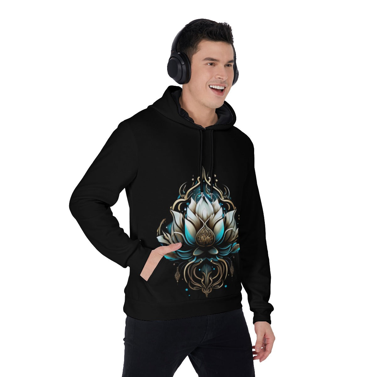 Lotus 1: Men's Pullover Hoodie