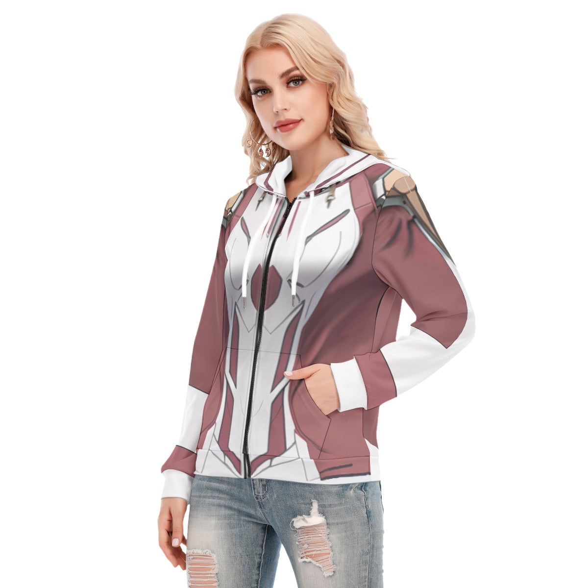 Anime 1: Women's Hoodie With Zipper