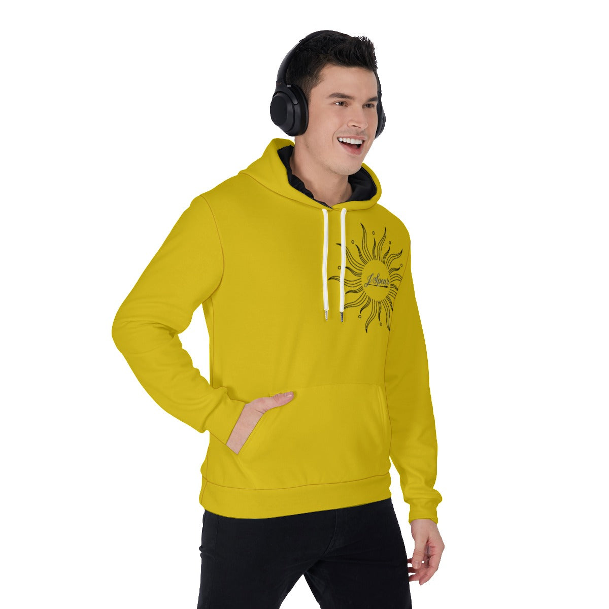 Be The Light Gold: Hoodie Heavy Weight