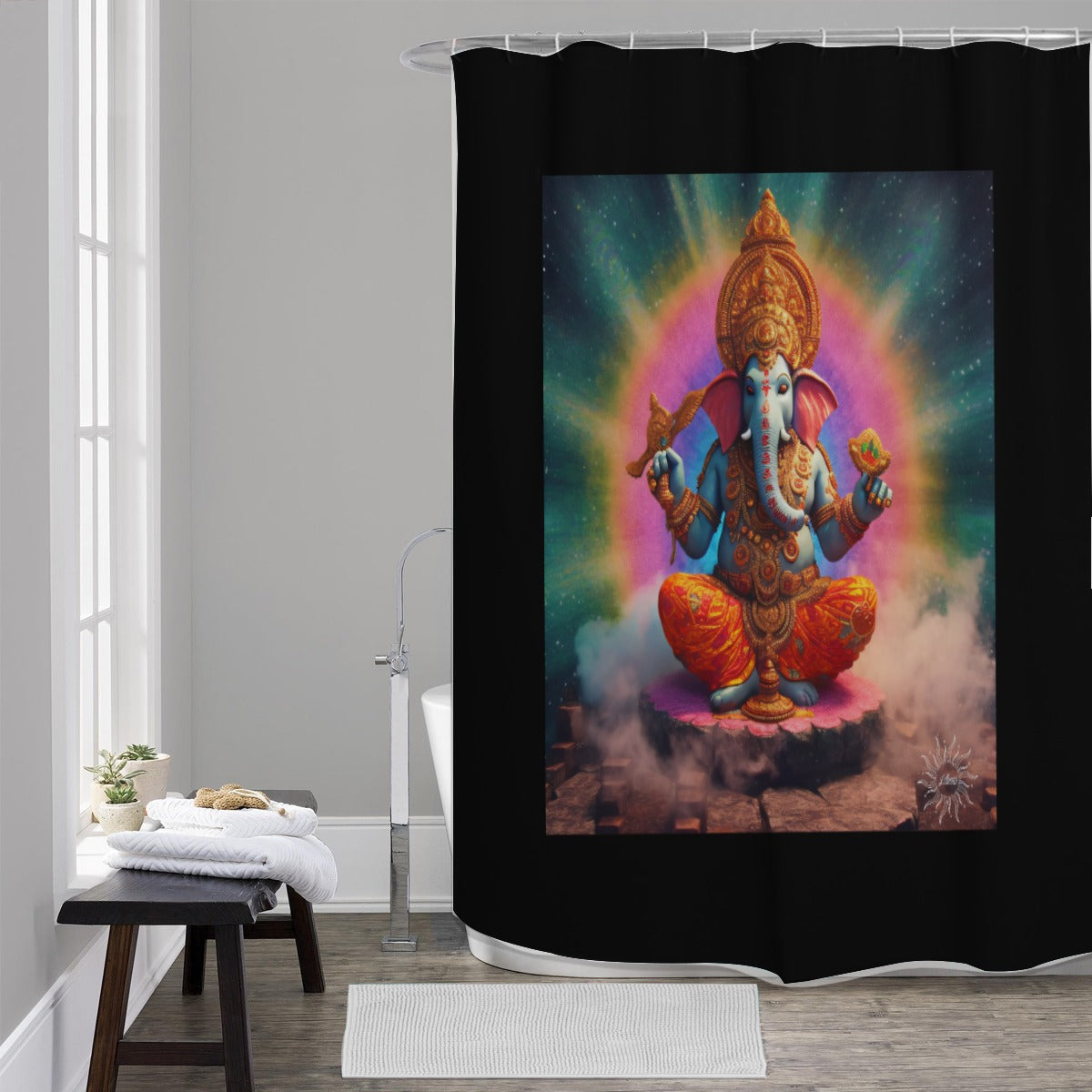 Ganesh: Shower Curtains 150（gsm）