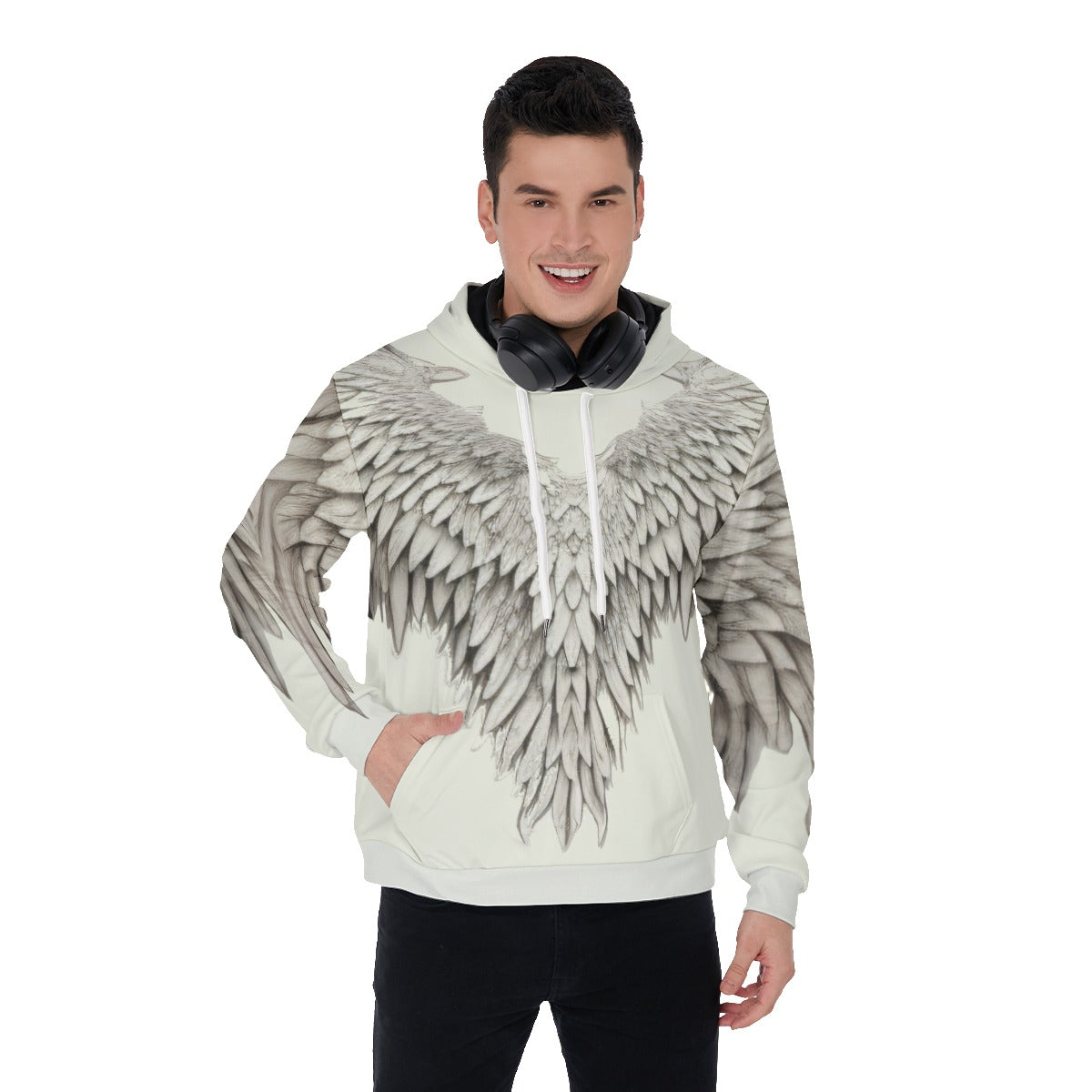 Angel Wing Thicken Pullover Hoodie