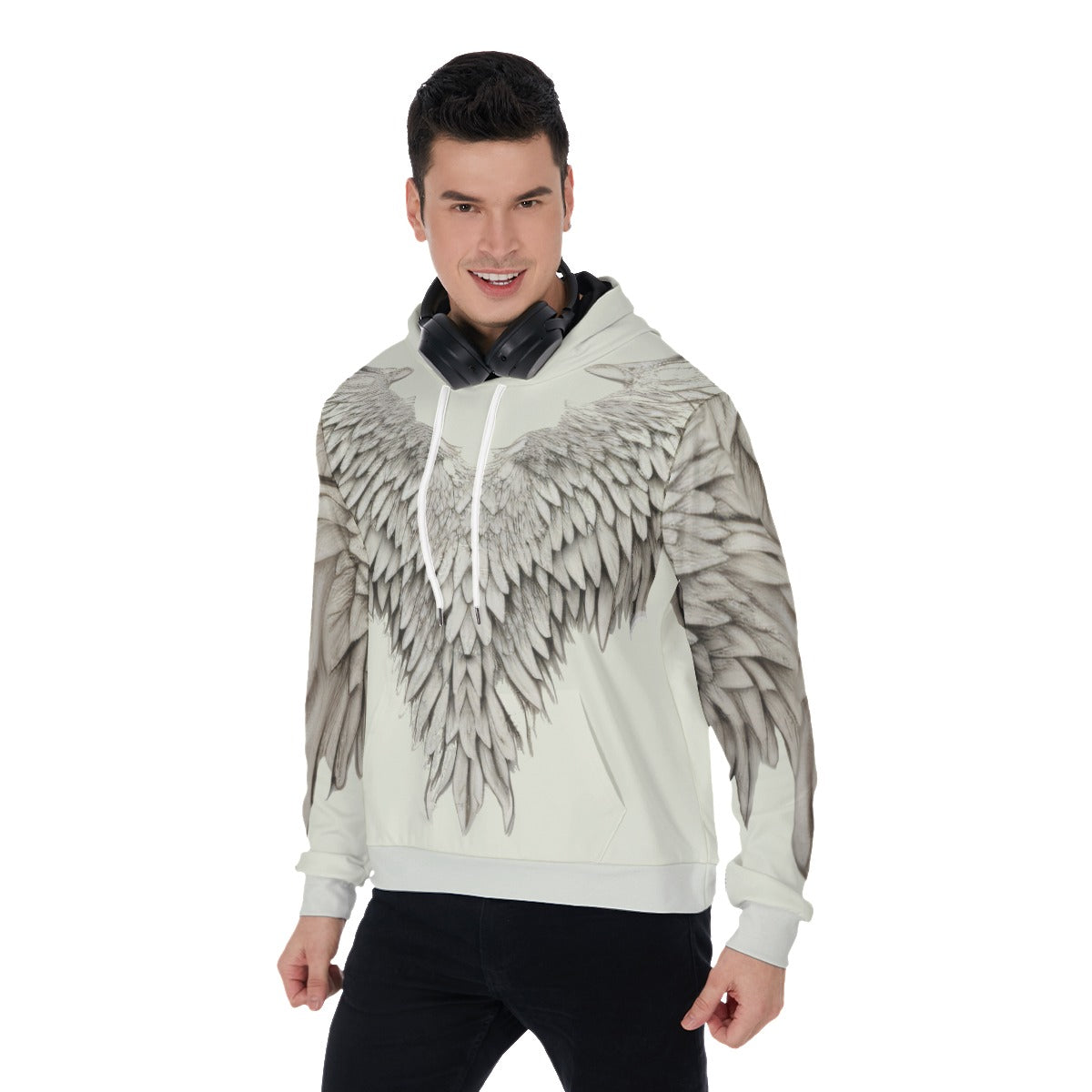 Angel Wing Thicken Pullover Hoodie