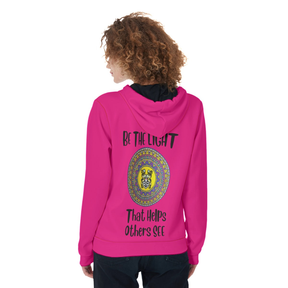 Be The Light Women's Zip Up Hoodie