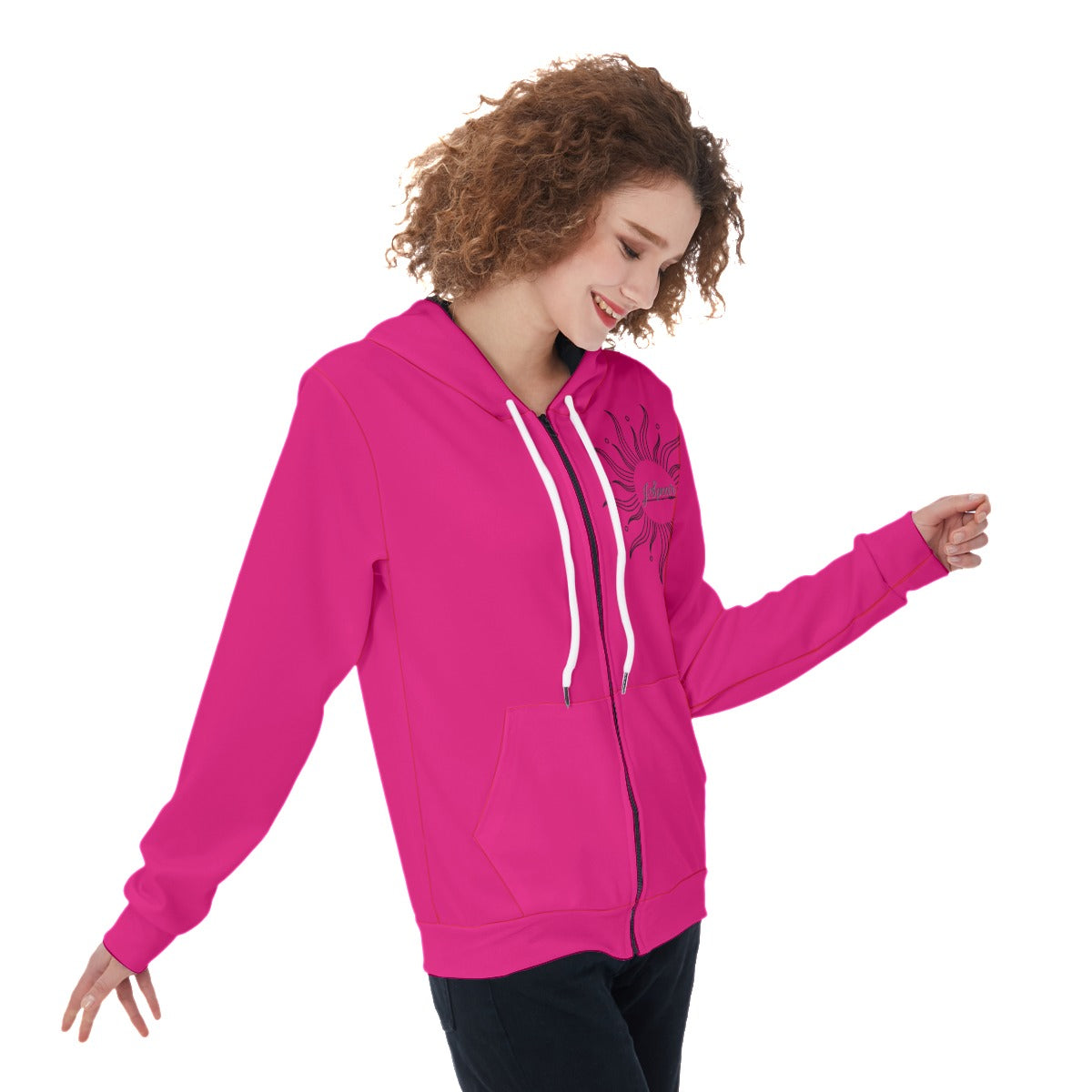 Be The Light Women's Zip Up Hoodie