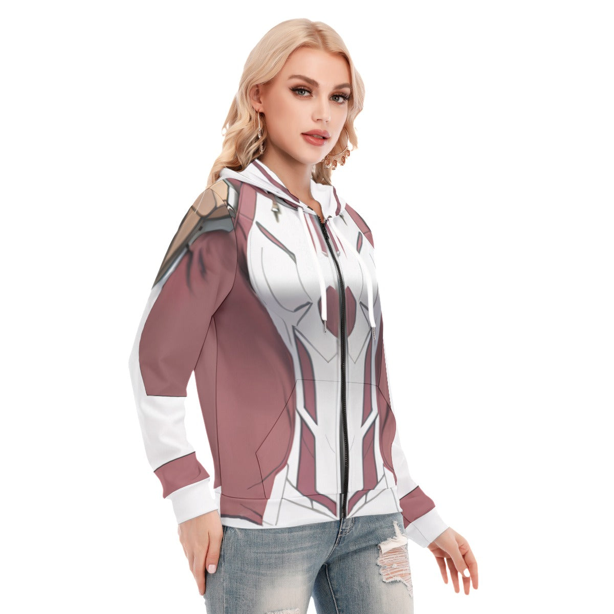 Anime 1: Women's Hoodie With Zipper