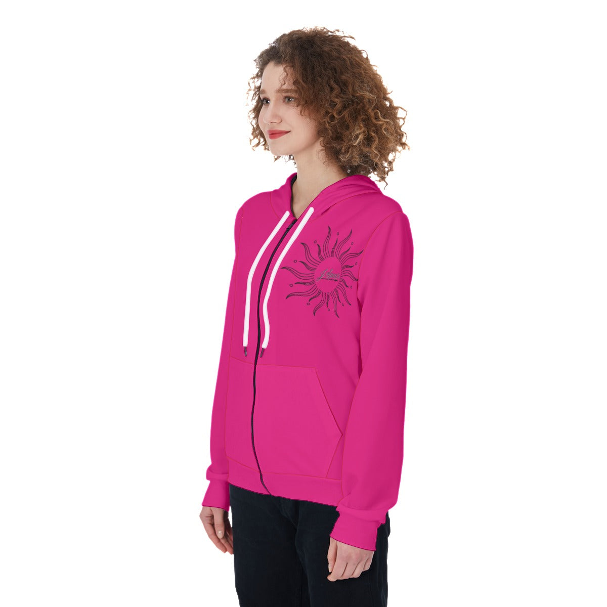 Be The Light Women's Zip Up Hoodie