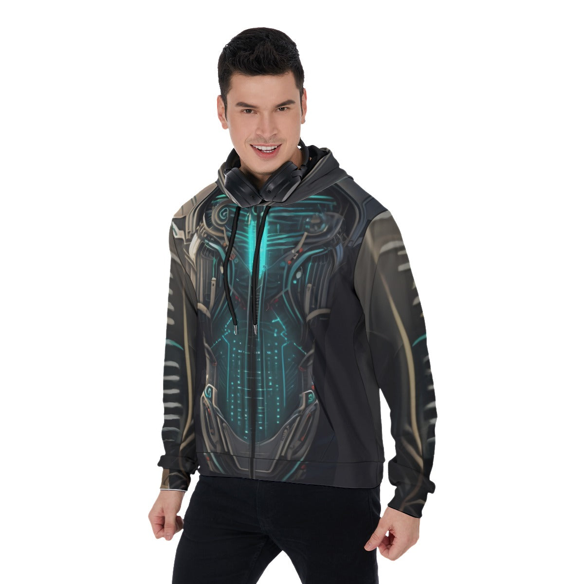 Cyborg 3: Men's Thicken Pullover Hoodie