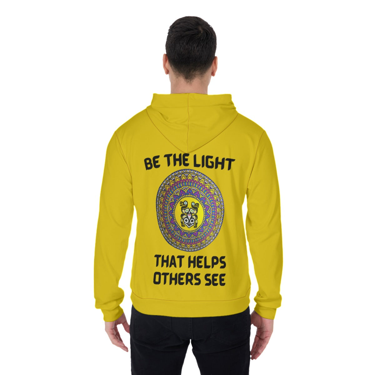 Be The Light Gold: Hoodie Heavy Weight