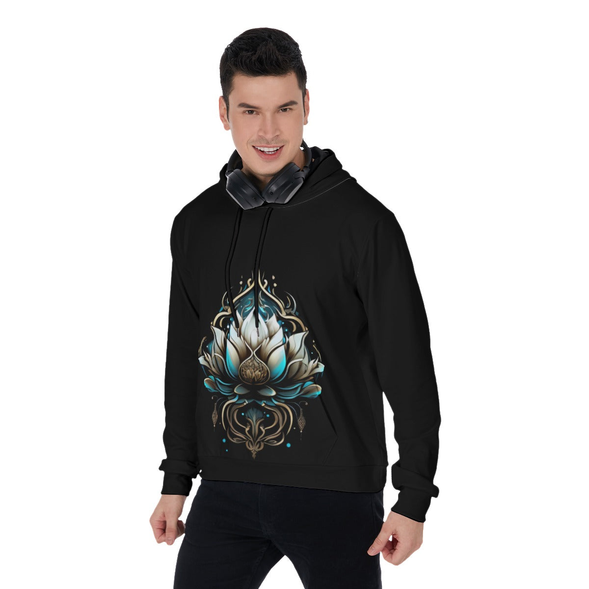 Lotus 1: Men's Pullover Hoodie